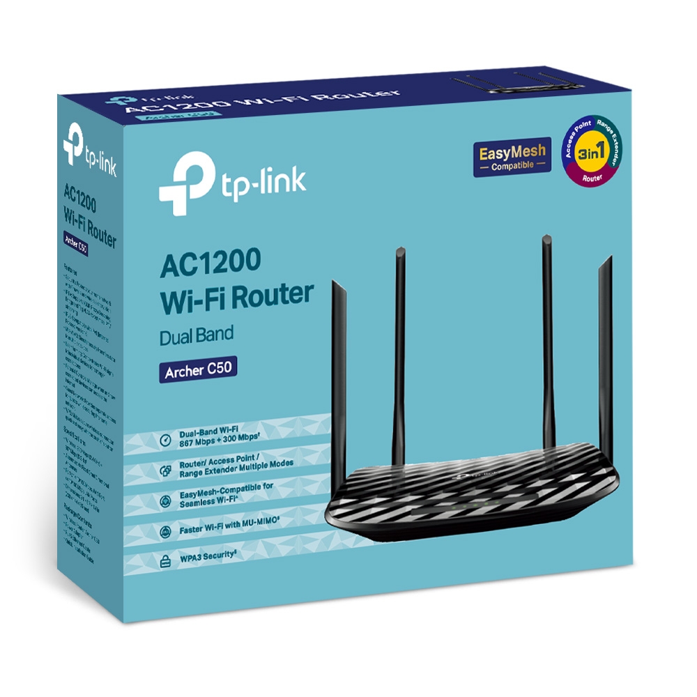 Archer C50 AC1200 Wireless Dual Band Router