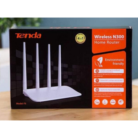 Tenda F6 4-Antenna Wireless Router 300Mbps