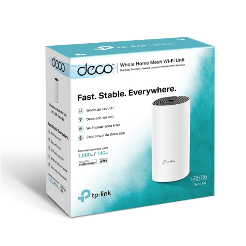 TP-Link Deco M4 AC1200 Whole Home Mesh Wi-Fi Unit